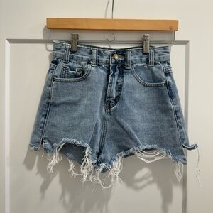 Princess Polly | High Waist Denim Shorts | Size 4